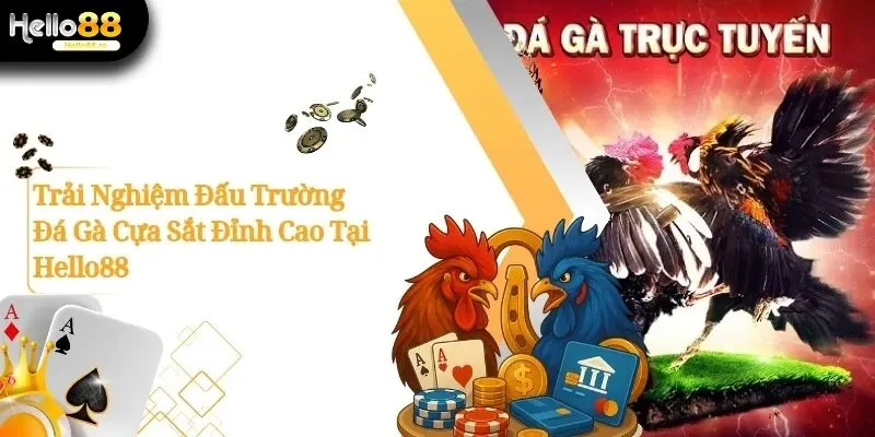 Trải Nghiệm Đấu Trường Đá Gà Cựa Sắt Đỉnh Cao Tại Hello88 6 Đá gà cựa sắt